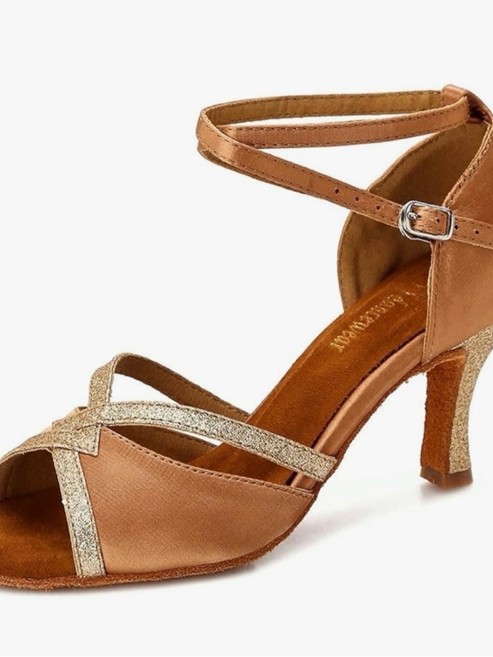 Latin ballroom Salsa Dance Shoes shimmer
